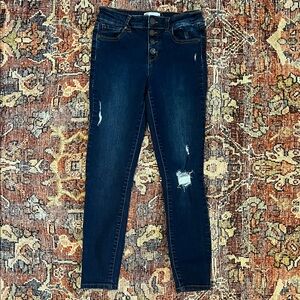 RSQ Kids Dark Blue Distressed Jeans